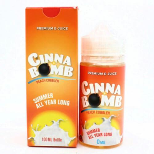 Cinnabomb Premium Ejuice - Cinnabomb Peach Cobbler