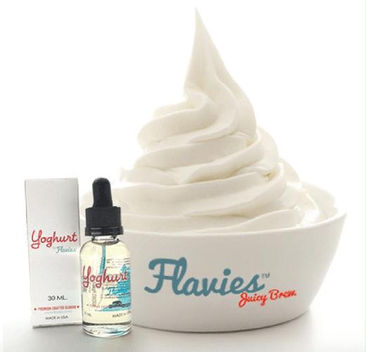 Flavies Juicy Brew Vape Juice - Yoghurt