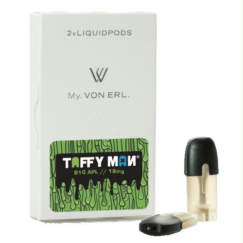 Taffy Man E-liquid - B1g Apl - My. Von Erl Liquidpods (2-pack)