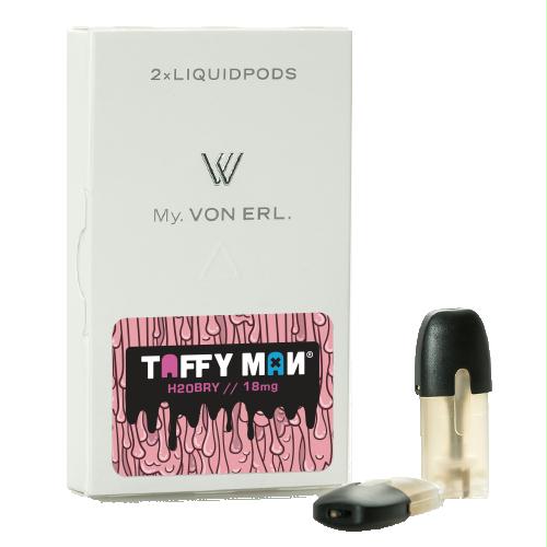 Taffy Man E-liquid - H20berry - My. Von Erl Liquidpods (2-pack)