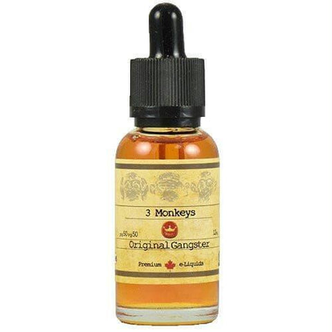 3 Monkeys Premium E-liquids - Original Gangster