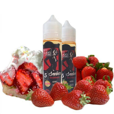 50 Shades Of Custard Ejuice - Sophia Strawberry