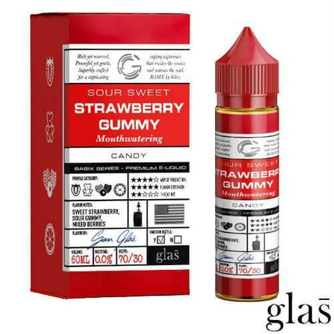 Basix Series By Glas E-liquid - Strawberry Gummy