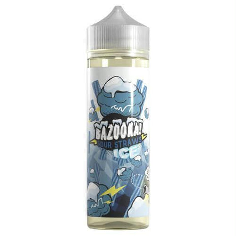 Bazooka Sour Straws Ice Ejuice - Blue Raspberry Ice Sour Straws