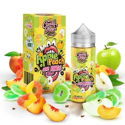 Candy Shop Eliquids - Apple Peach Sour Rings