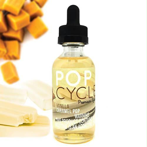 Pop Cycle Premium E-juice - Vanilla Caramel Pop