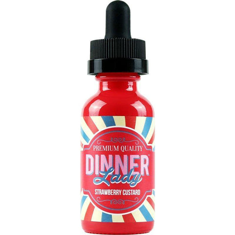 Dinner Lady Premium E-liquids - Strawberry Custard