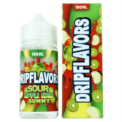 Dripflavors Ejuice - Sour Apple Kiwi Gummy