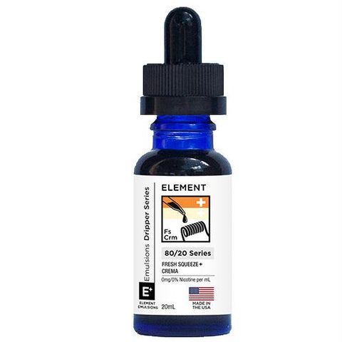 Element Eliquid Emulsions - Fresh Squeeze + Crema