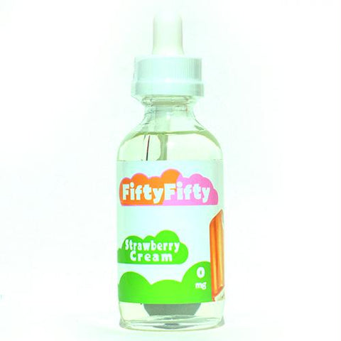 Fifty-fifty E-juice - Strawberry Cream