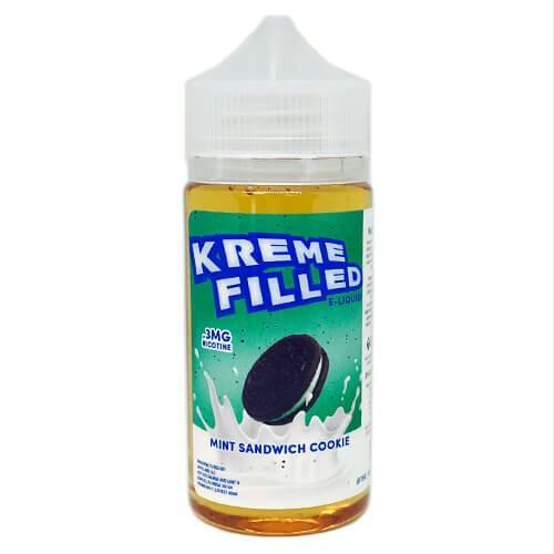 Kreme Filled E-liquid - Mint Sandwich Cookie