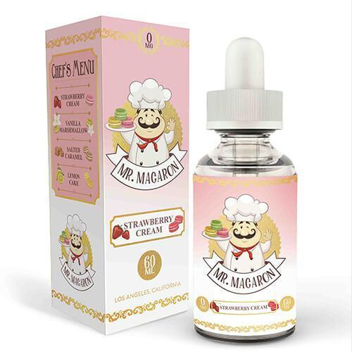 Mr. Macaron Dessert E-liquid - Strawberry Cream