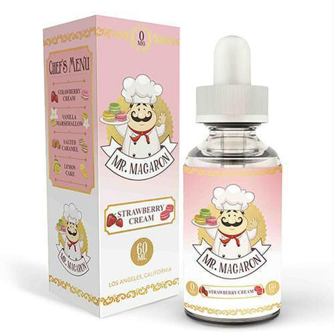 Mr. Macaron Dessert E-liquid - Strawberry Cream