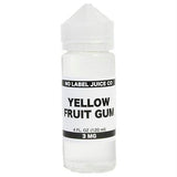 No Label Juice Co Ejuice - Yellow Fruit Gum