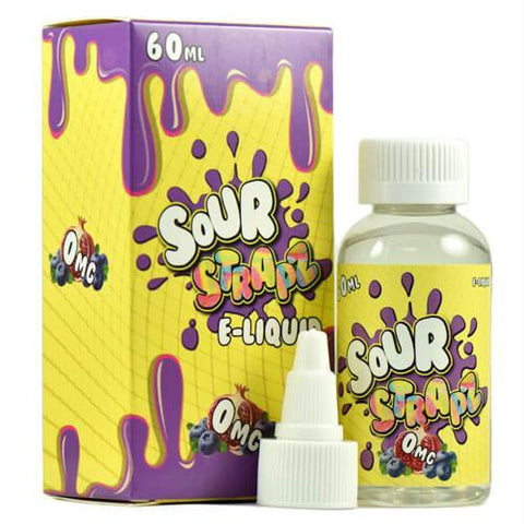 Sour Strapz Eliquid - Blue Pomegranate