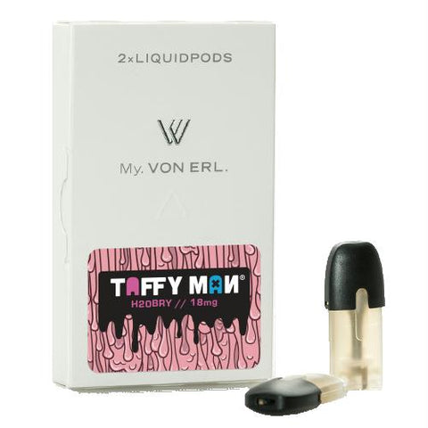Taffy Man E-liquid - H20berry - My. Von Erl Liquidpods (2-pack)