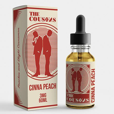 The Cousins Premium E-juice - Cinna Peach