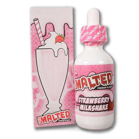The Malted E-liquid - Strawberry Milkshake