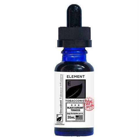 Tobacconist By Element - Black Currant Tobacco