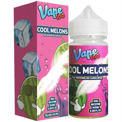 Vape 100 Ejuice - Cool Melons