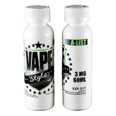 Vape Style E-liquid - A-list