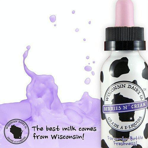 Wisconsin Dairy Co. E-liquids - Berries N’ Cream